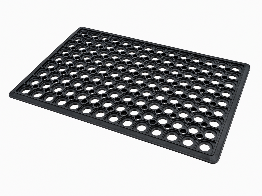 Rubber Hollow Mat 40x60cm | Flexible, Waterproof & Anti-Slip | OnlyMat