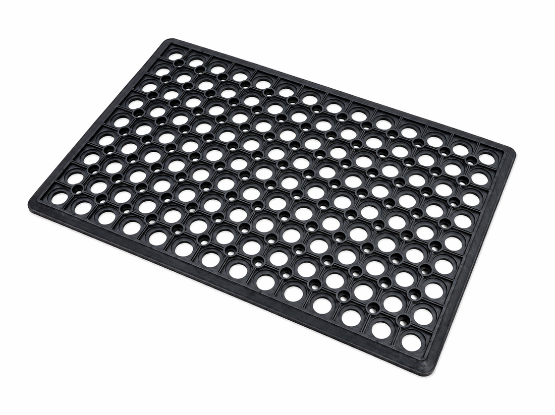 Rubber Hollow Mat 40x60cm | Flexible, Waterproof & Anti-Slip | OnlyMat