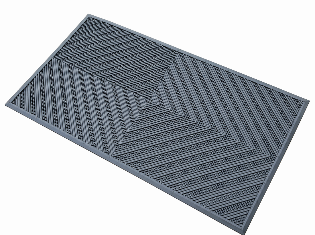 
                      
                        OnlyMat Concentric Diamond Rubber Pin Doormat - 45 × 75 cm
                      
                    