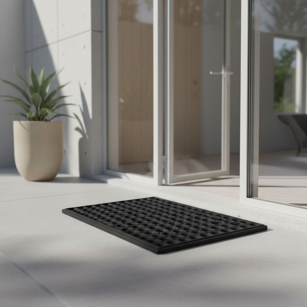 
                      
                        OnlyMat लचीला ड्रेनेज रबर फ्लोर मैट छेद के साथ - इनडोर / आउटडोर, वाटरप्रूफ
                      
                    