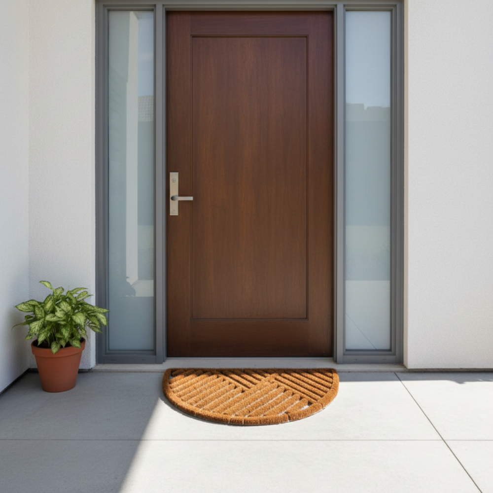 ओनलीमैट अंडाकार आकार का बेलनाकार वायर ब्रश डर्ट ट्रैपर प्रवेश मैट