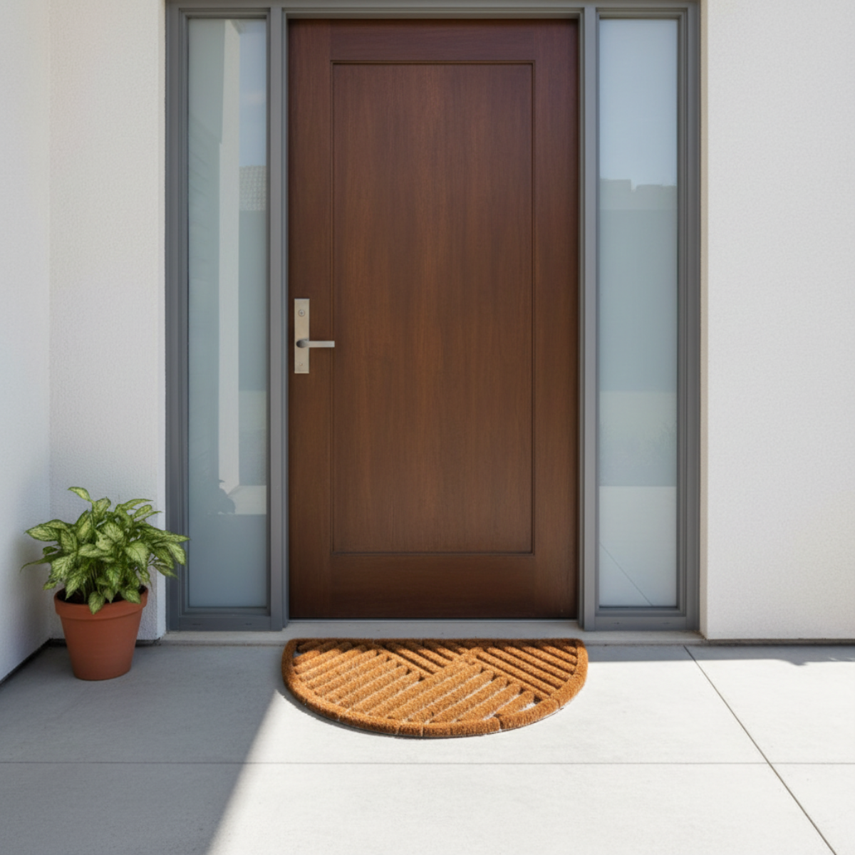 ओनलीमैट अंडाकार आकार का बेलनाकार वायर ब्रश डर्ट ट्रैपर प्रवेश मैट