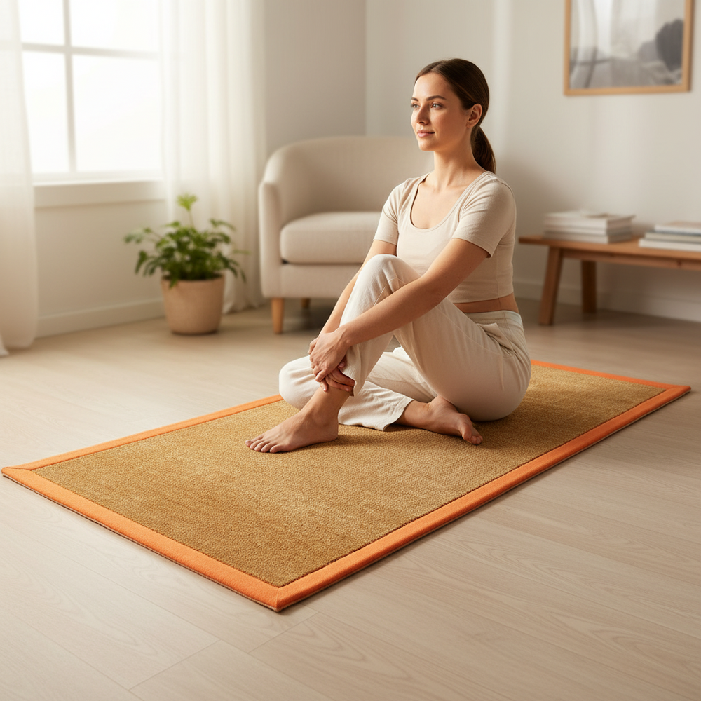 
                      
                        ओनलीमैट सुरुचिपूर्ण मुलायम आयताकार बेडसाइड रनर / योग / प्रार्थना चटाई कॉटन बॉर्डर के साथ
                      
                    