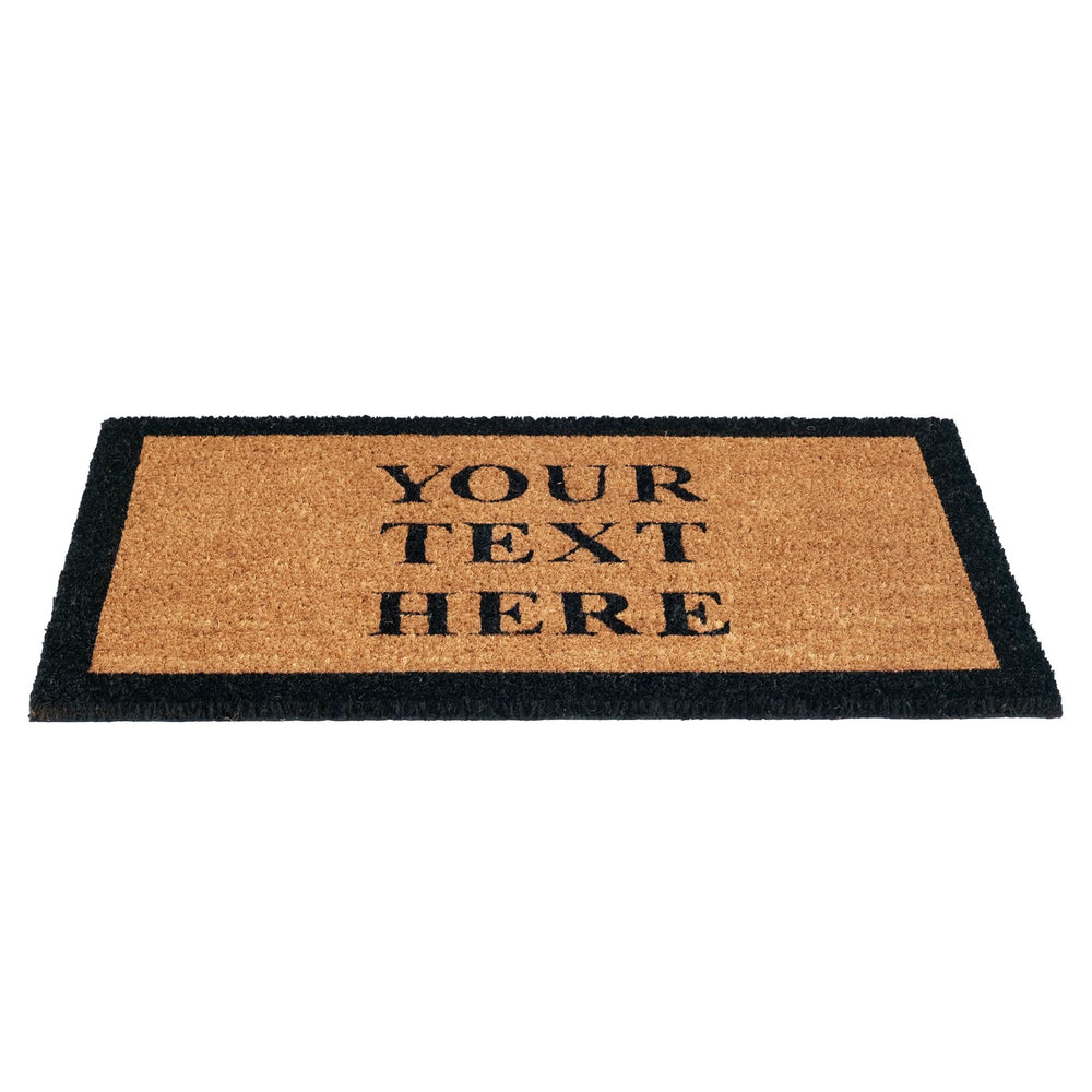 
                      
                        Personalized Coir Doormat - Custom Text Print
                      
                    