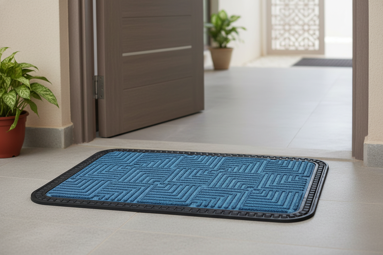 OnlyMat Waterproof Blue Polypropylene Entry Mat