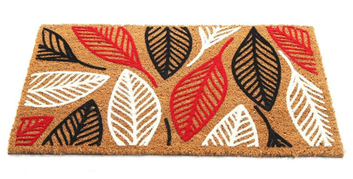 
                      
                        OnlyMat Leaf Flocked Coir Doormat with Anti-Slip Backing
                      
                    