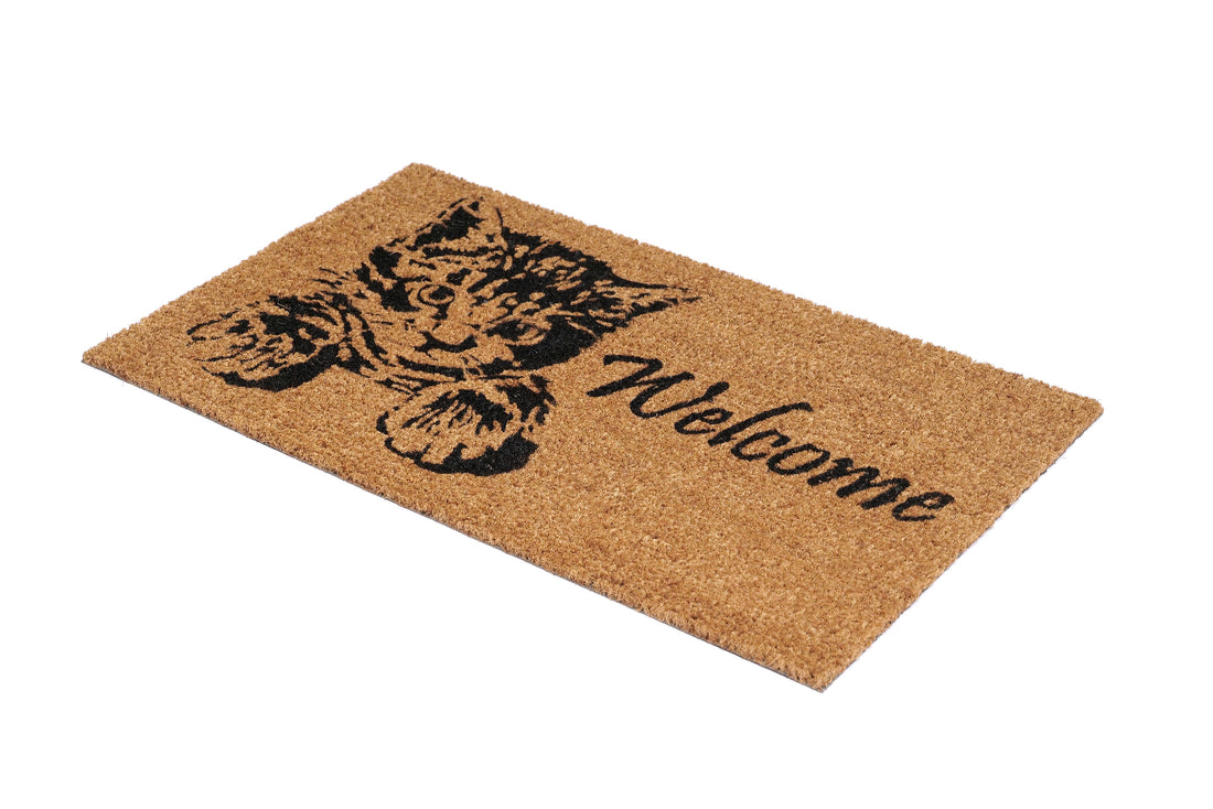 
                      
                        OnlyMat Cat Welcome Coir Doormat with Anti-Slip Backing
                      
                    