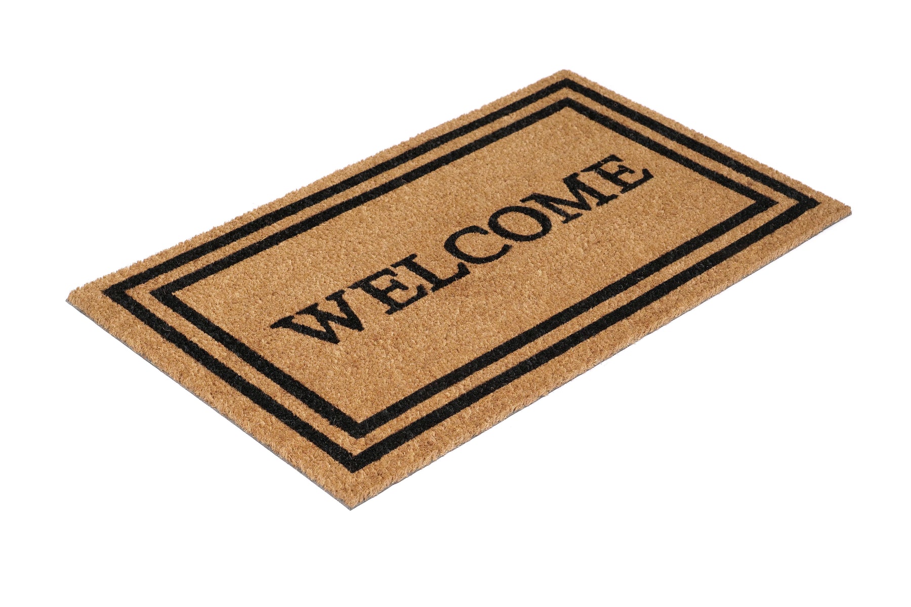 OnlyMat Welcome with Border Printed Entrance Coir Doormat