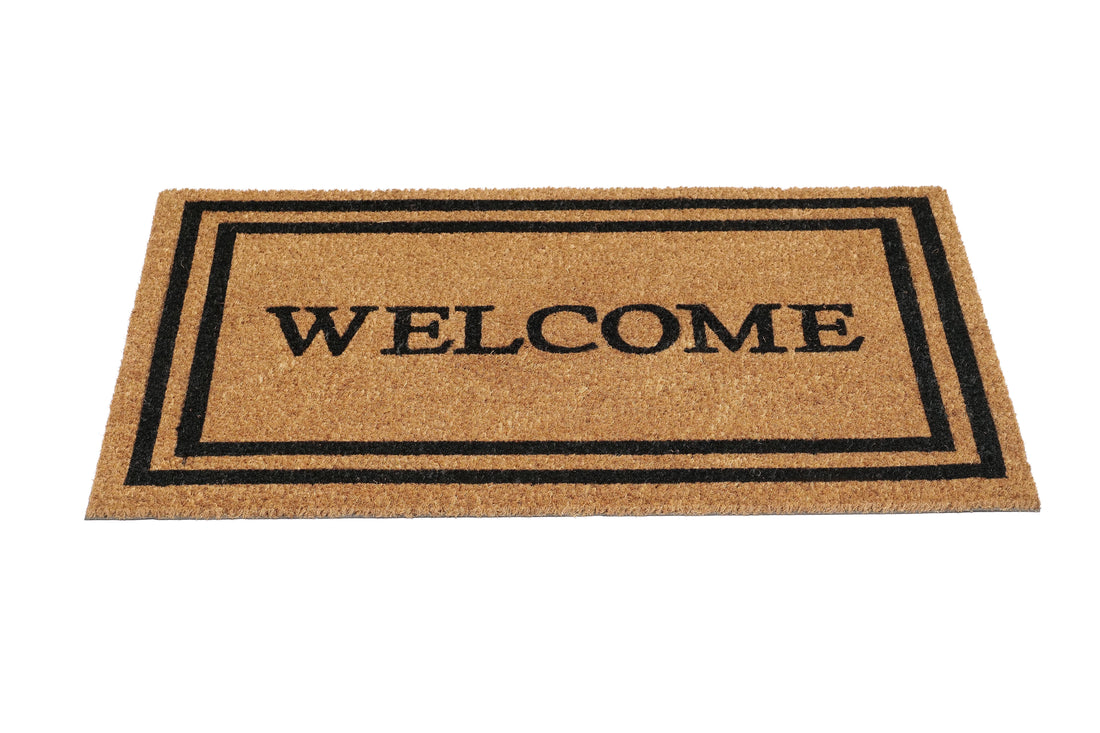 
                      
                        OnlyMat Classic Bordered "WELCOME" Coir Doormat with Anti-Slip Backing
                      
                    