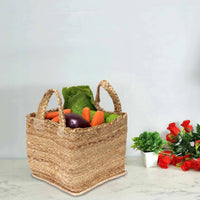OnlyMat Eco-Friendly  Jute Storage Basket