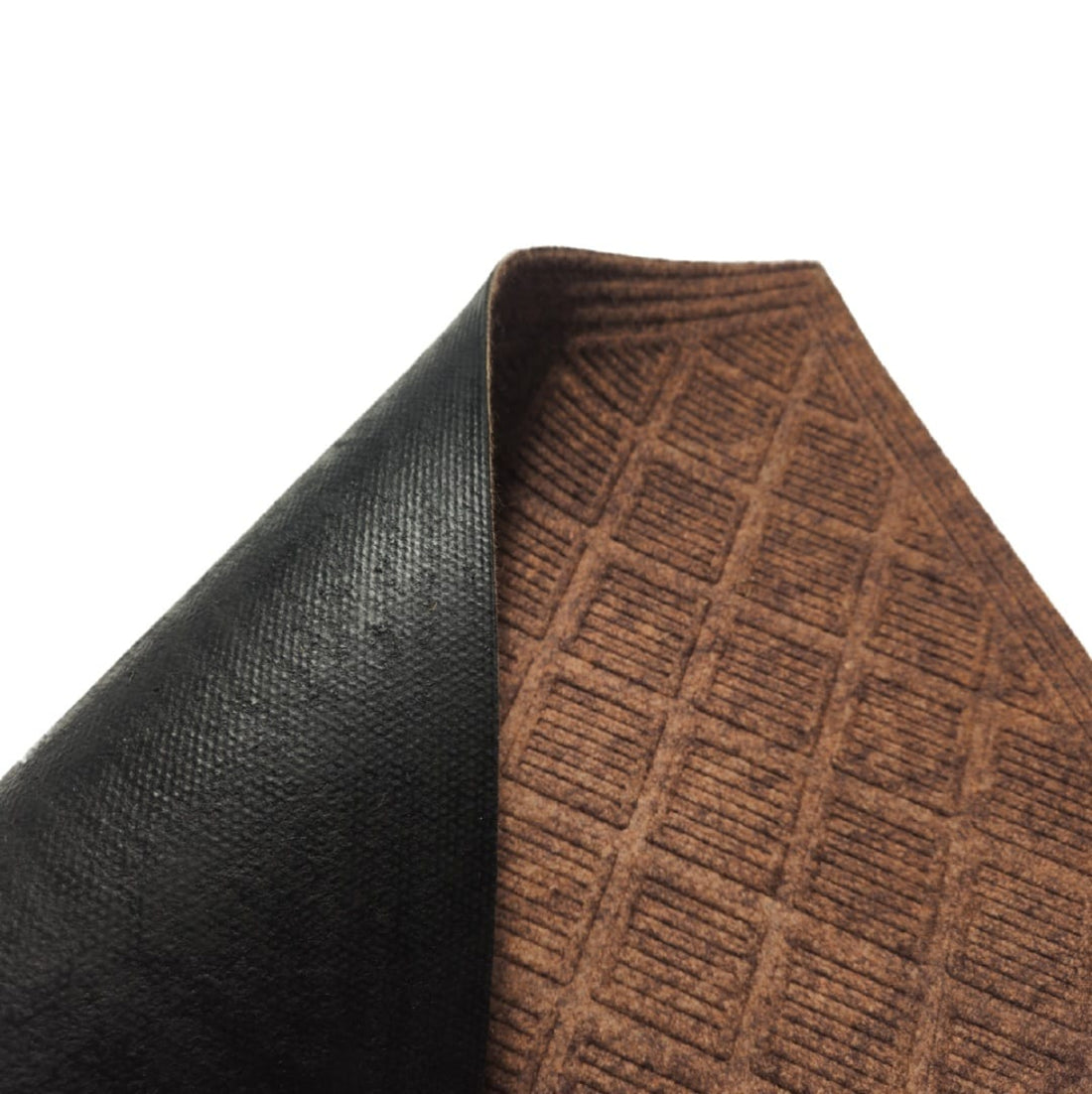 
                      
                        Close-up of black and brown textured fabric
                      
                    