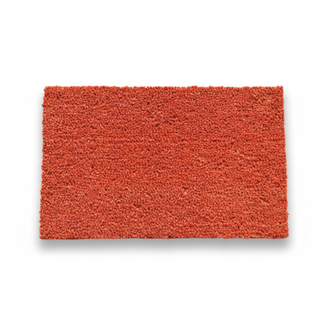 
                      
                        Rectangular crimson brick red coir doormat on a white background
                      
                    