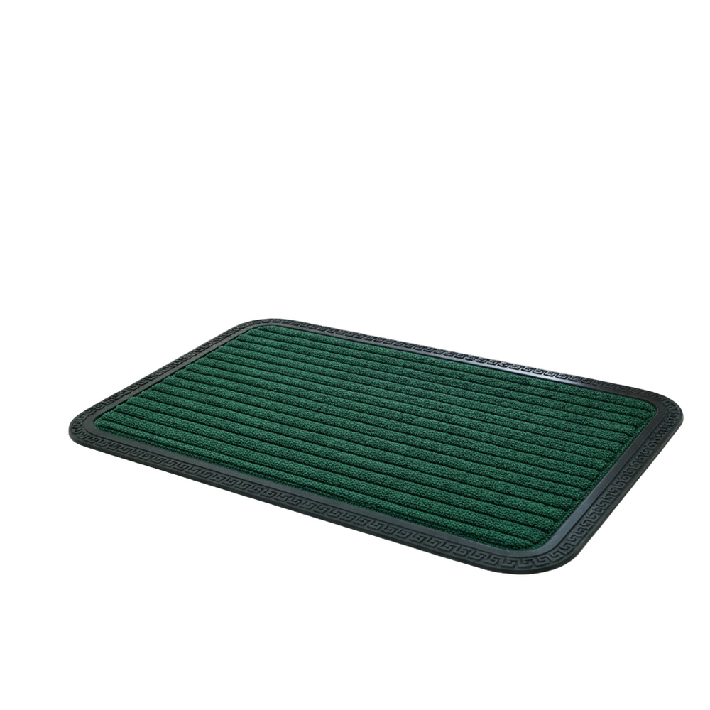 
                      
                        Green and black rectangular mat on a white background
                      
                    