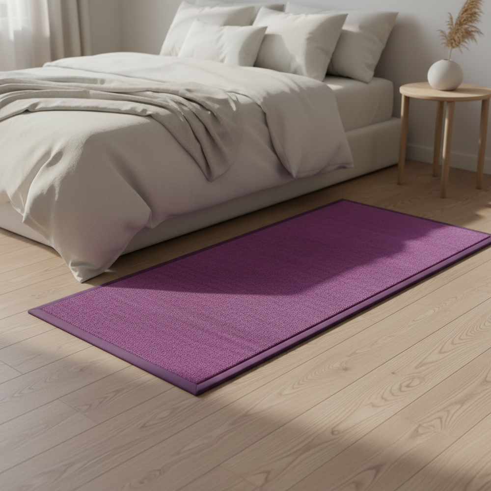 
                      
                        ओनलीमैट लॉन्ग पर्पल कलर सॉफ्ट बेडसाइड रनर / लग्जरी योगा / प्रार्थना मैट कॉटन बॉर्डर के साथ आयताकार
                      
                    