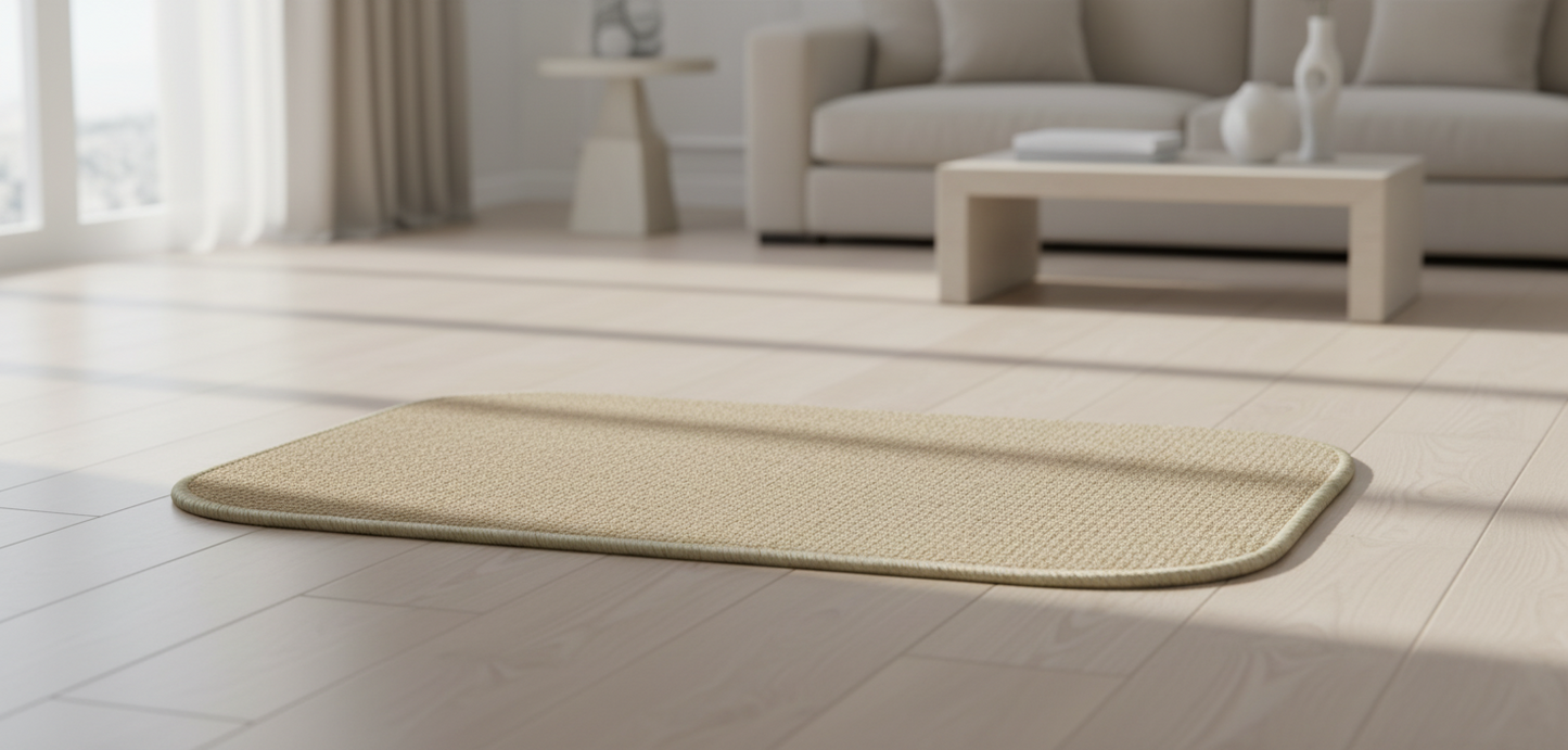 ओनलीमैट माइक्रो बौकल प्लेन जूट फ्लोर मैट