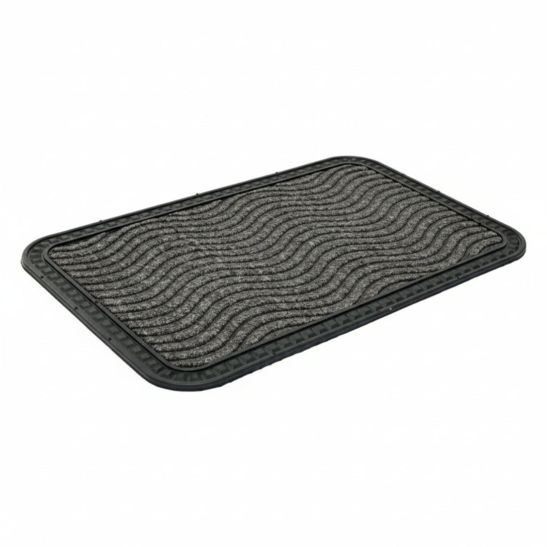 
                      
                        A dark grey rectangular OnlyMat QuickDry Anti Slip mat with a textured surface and bound edges.
                      
                    