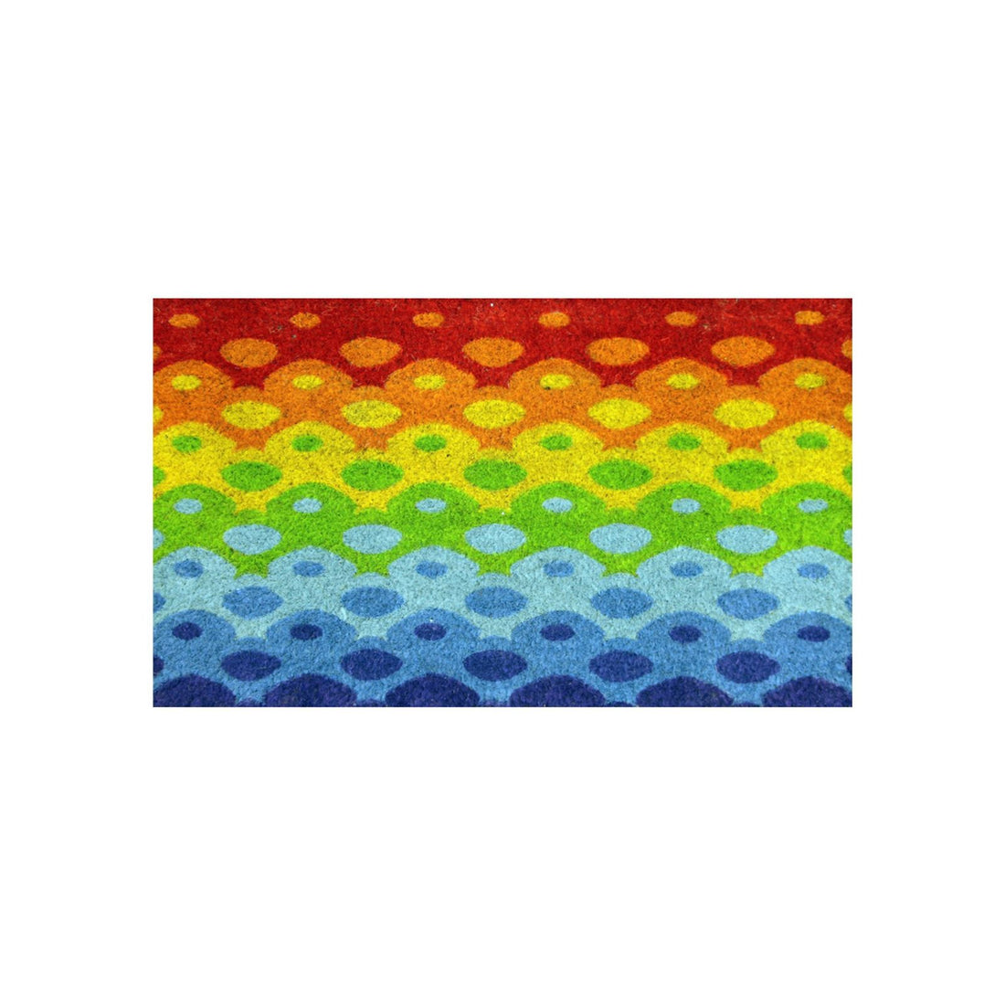 OnlyMat Rainbow Holi Theme Coir Doormat