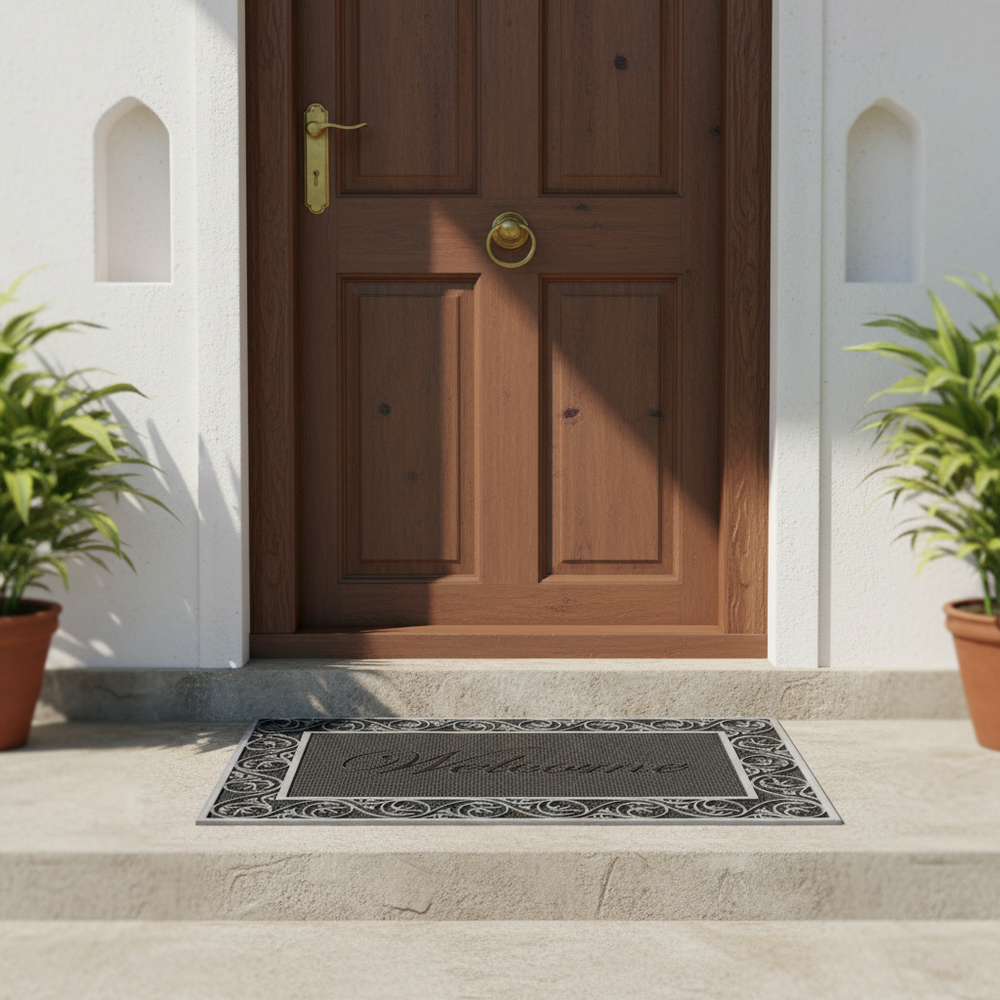 OnlyMat Low Profile Rubber Pin Welcome Doormat