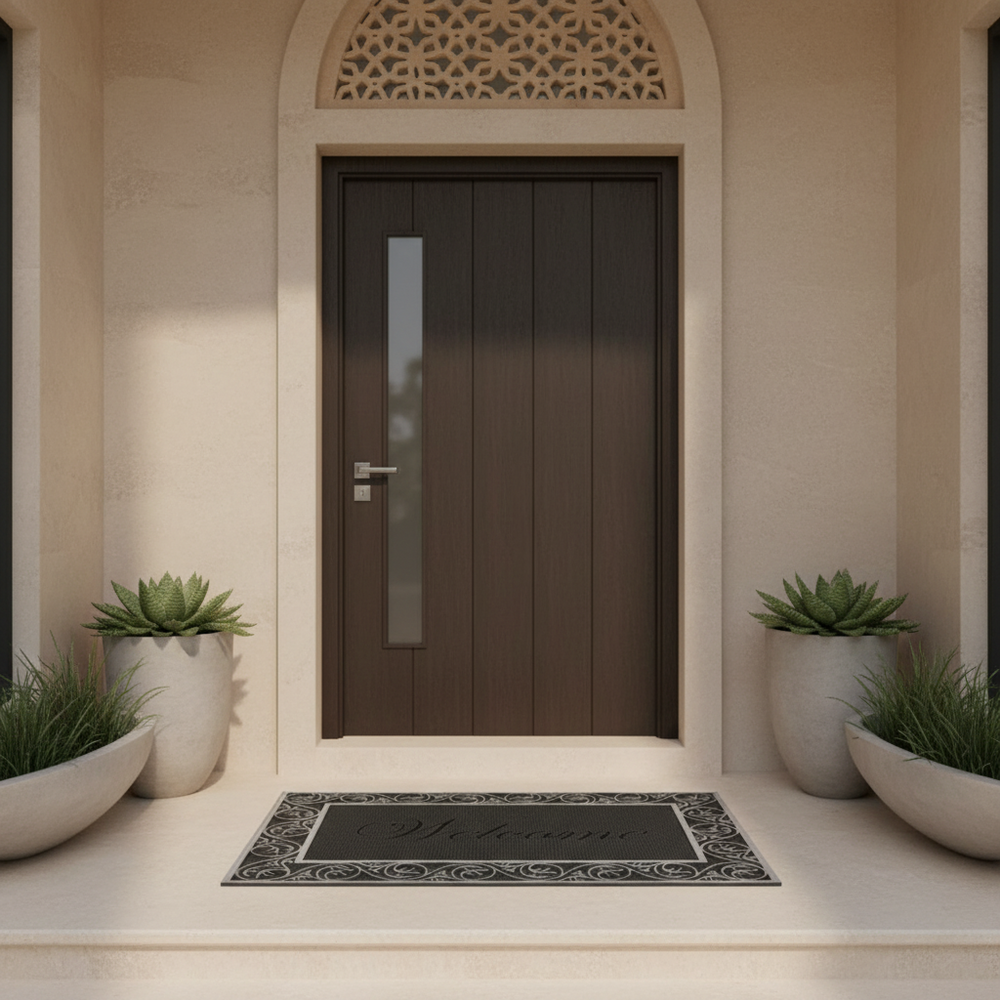 OnlyMat Low Profile Rubber Pin Welcome Doormat