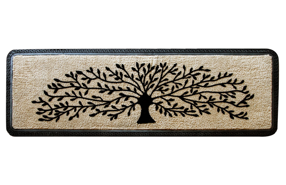 
                      
                        Elegant Anti-Skid Soft Polypropylene Tree Flocked Floor Mat -Beige , 40 cm x 120 cm - OnlyMat
                      
                    
