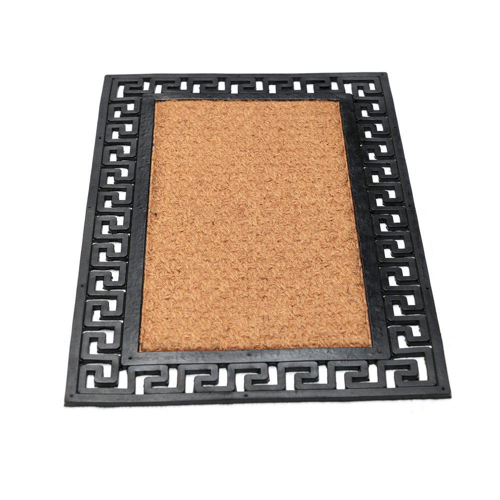 
                      
                        Rubber Coir Doormat Greek Key - OnlyMat
                      
                    