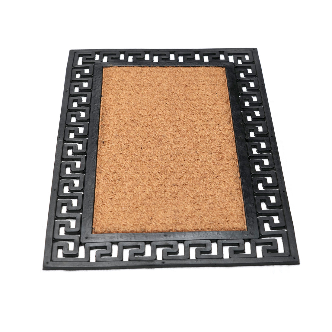 
                      
                        Rubber Coir Doormat Greek Key - OnlyMat
                      
                    