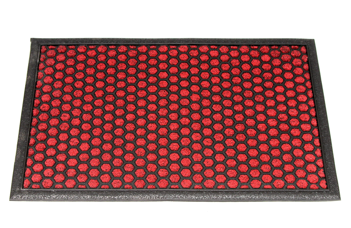 Red Polka Dot All Purpose Mat for Home Bathroom Kitchen Entrance - OnlyMat