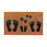 Foot Mark & Dog Claws printed Natural Coir Floor Mats - OnlyMat