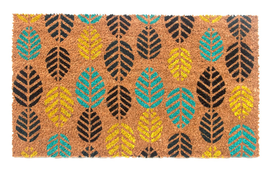 
                      
                        Colorful Leaf Design Printed Natural Coir Floor Mat - OnlyMat
                      
                    