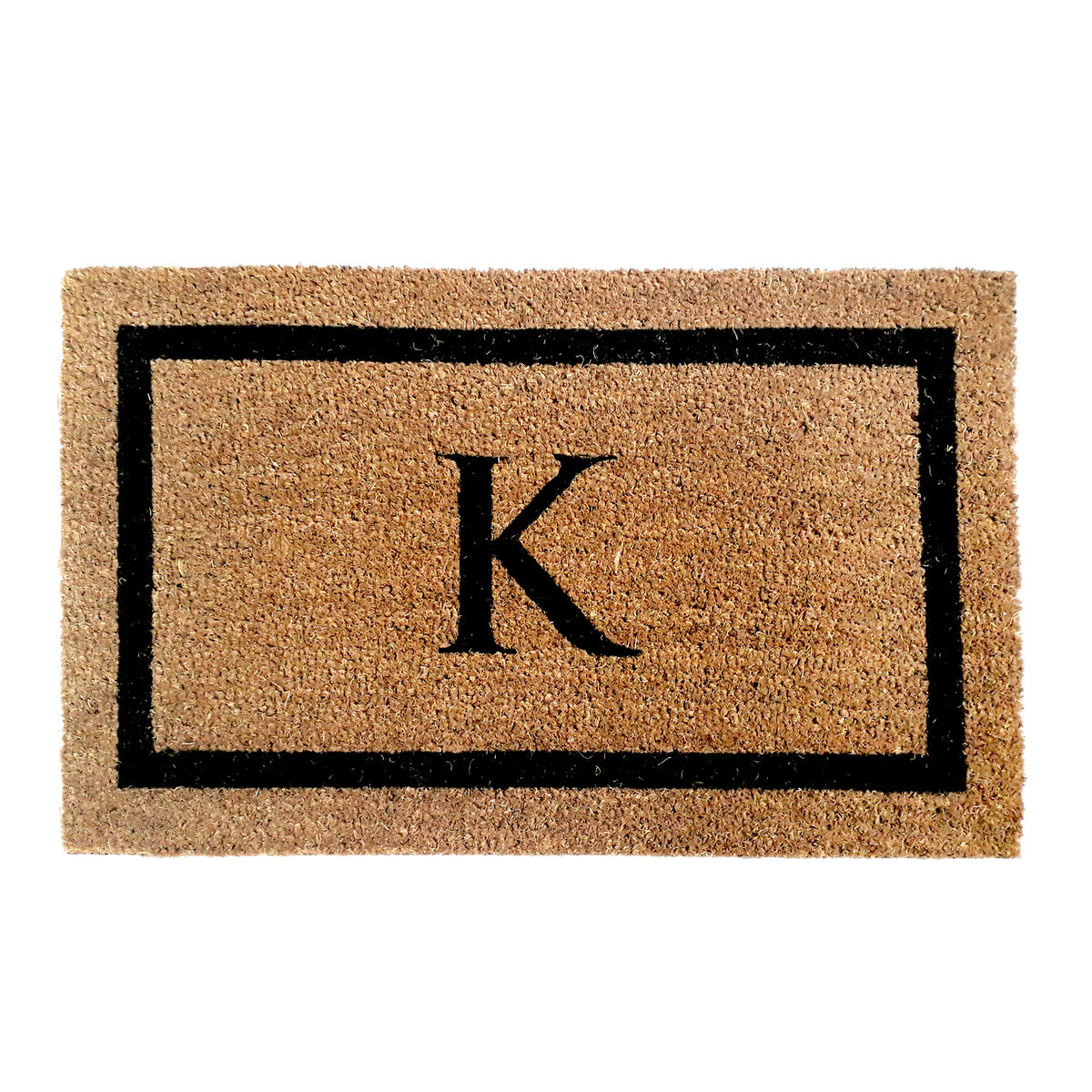 Personalized Doormat with Large Initials - Design 3 - OnlyMat