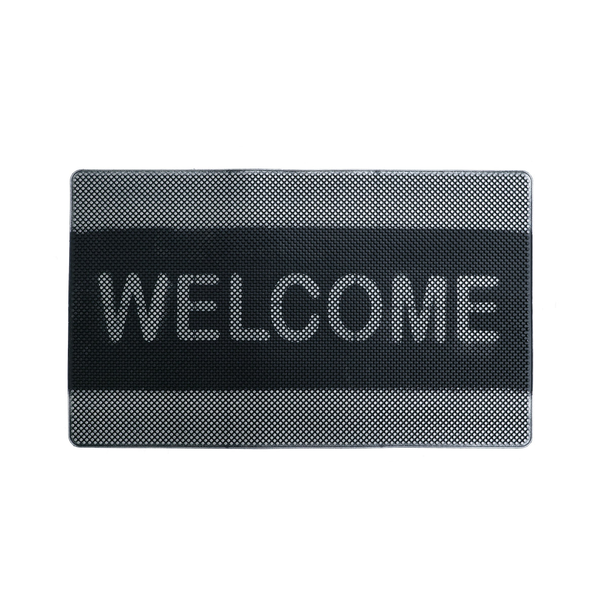 Onlymat Rubber Welcome Anti-Slip Doormat Washable Home Office Entrance 45x75cmx8mm - OnlyMat