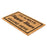 Funny "It's Always Happy Hour Around Here" Printed Natural Coir Floor Mat - OnlyMat