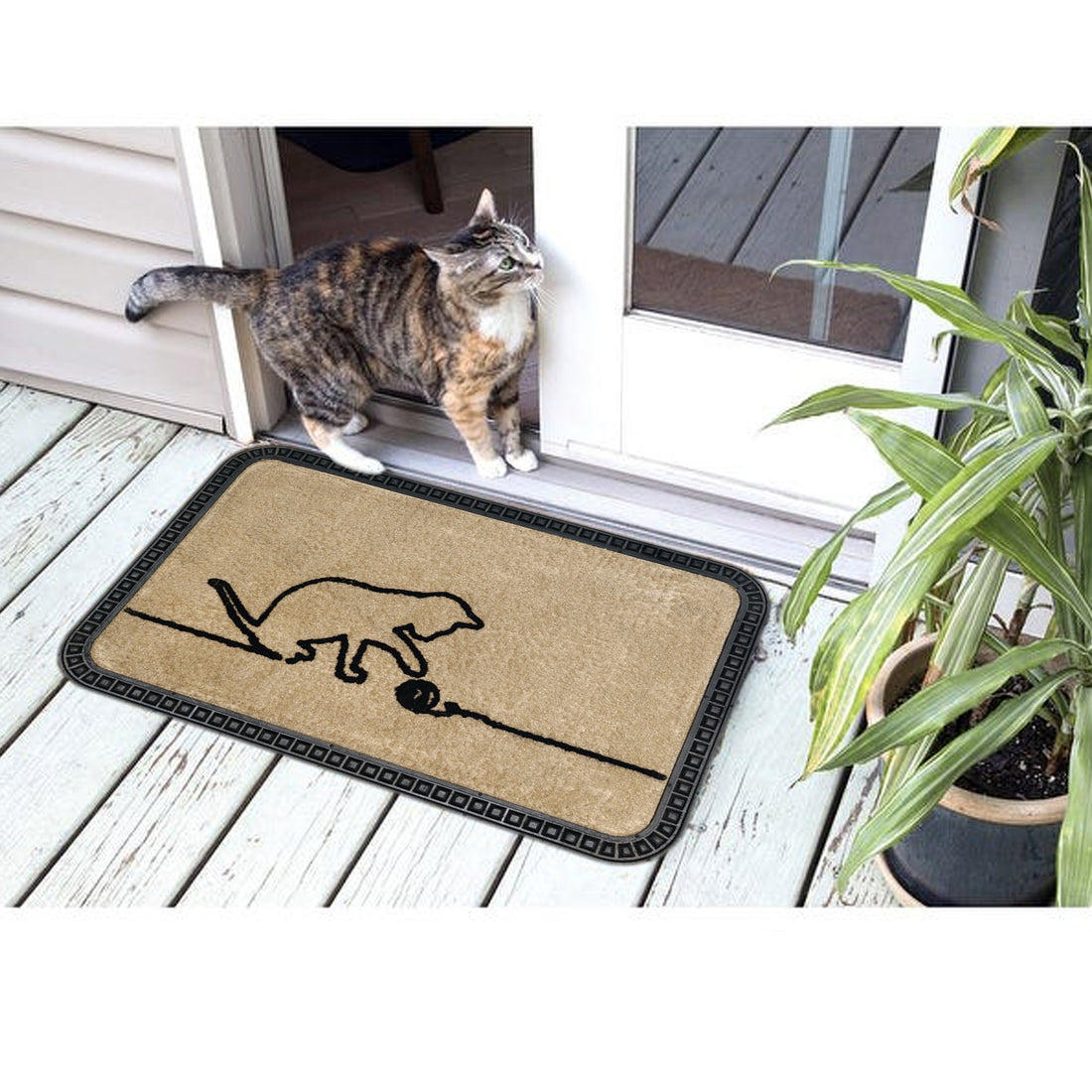 
                      
                        Onlymat Soft Doormat Cat Design (40x60cmx8mm) (Beige) - OnlyMat
                      
                    