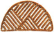 Oval Shape Wire Brush Coir Entrance Doormat - OnlyMat