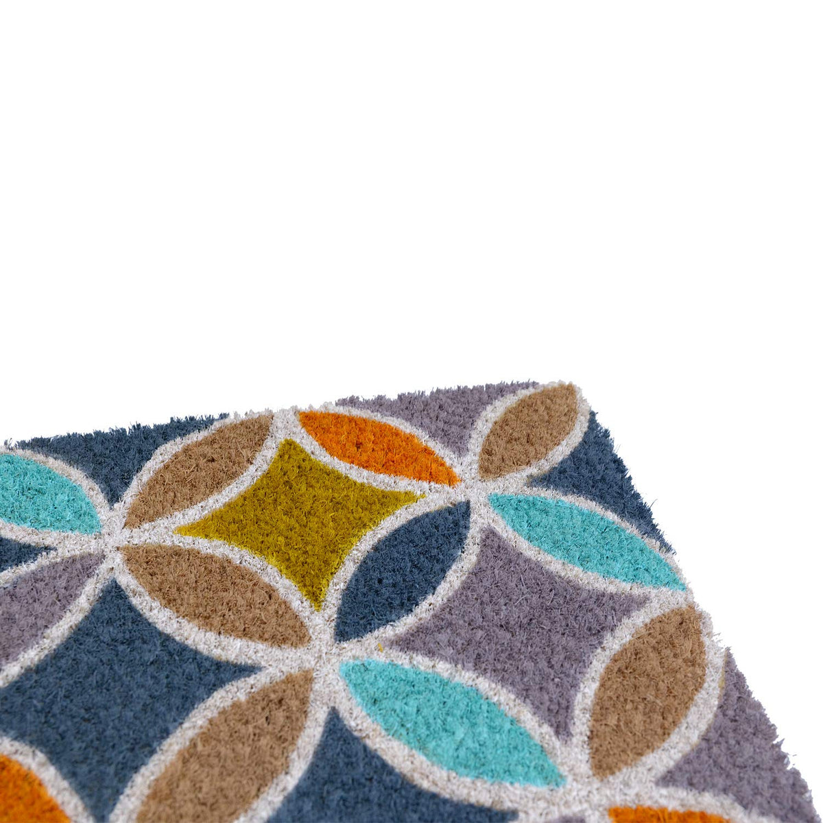 Printed Multi colour Natural Coir Doormat - OnlyMat
