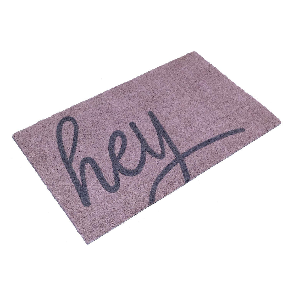 
                      
                        "Hey" Printed colourful Natural Coir Door mat with PVC backing - OnlyMat
                      
                    