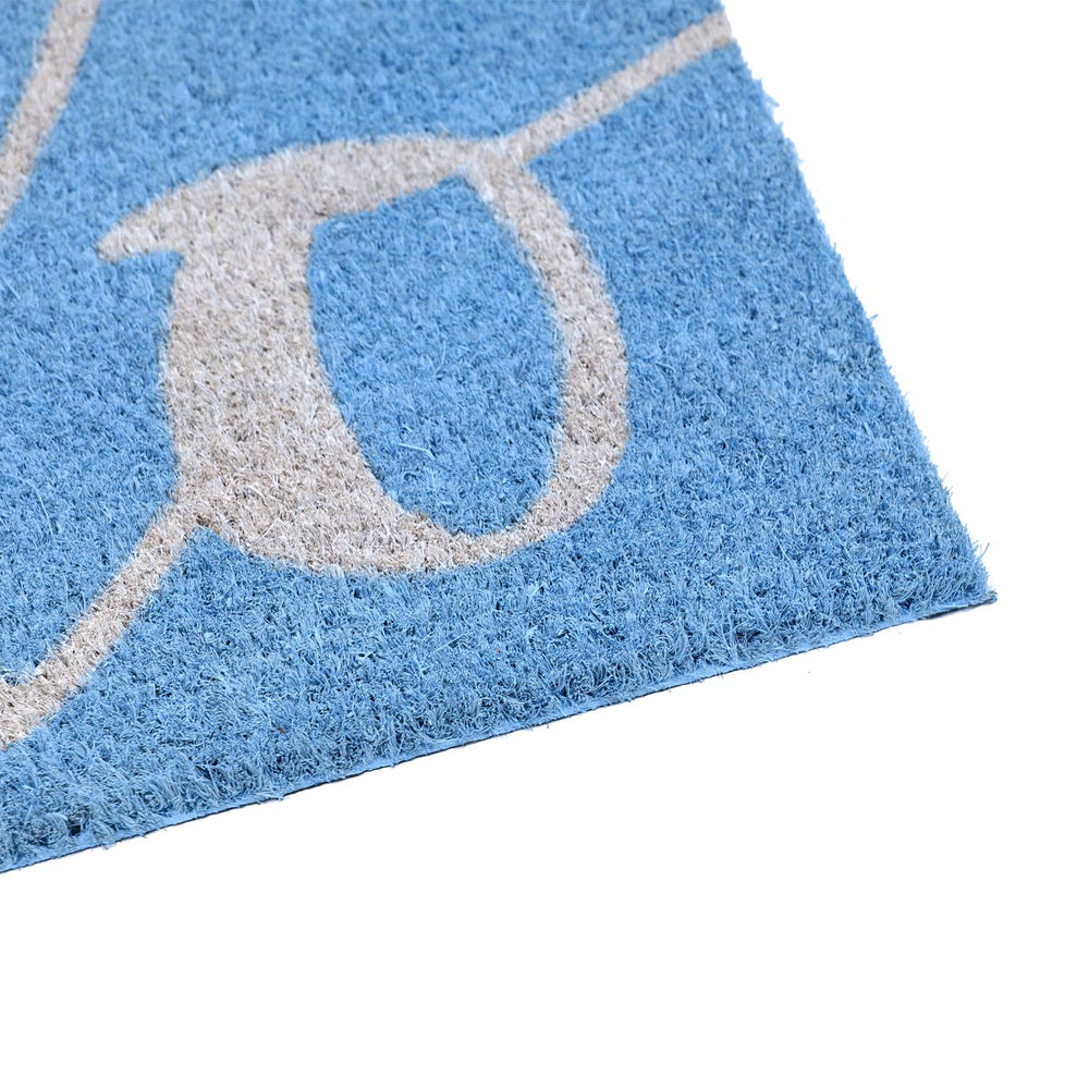 
                      
                        Light Blue "Hello" Printed Coir Entrance Mat - OnlyMat
                      
                    