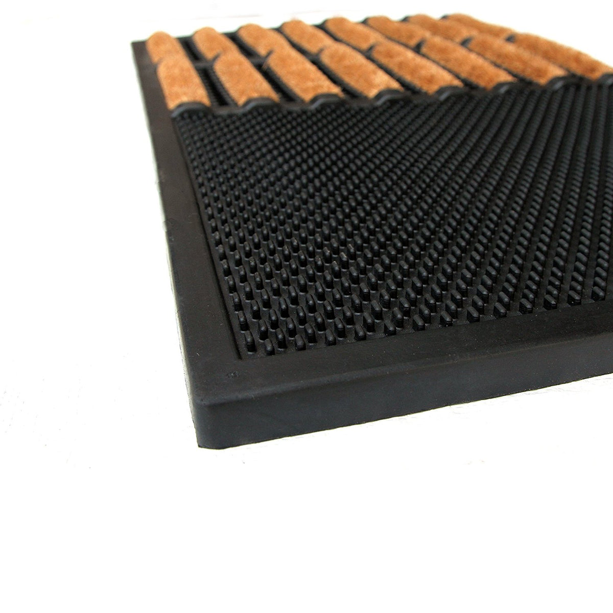 Brush Coir Entrance with Rubber Tray Mat - Best for high traffic entrance - Sanitisation Mat - OnlyMat