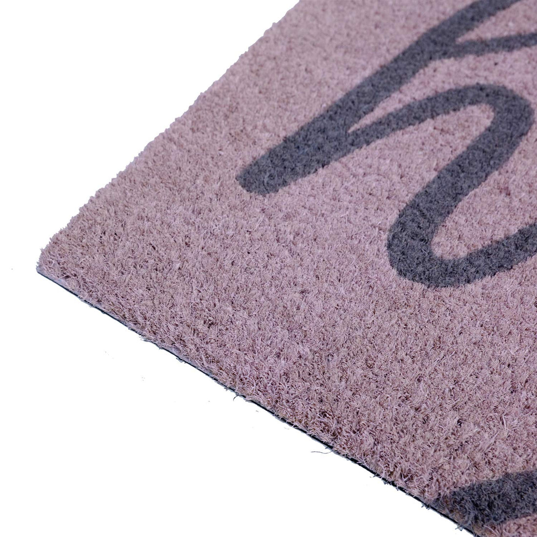 
                      
                        "Hey" Printed colourful Natural Coir Door mat with PVC backing - OnlyMat
                      
                    