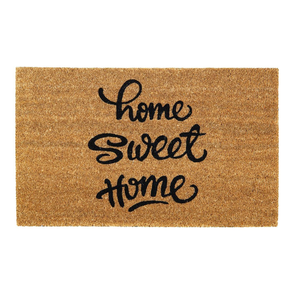 "Home Sweet Home" Printed Natural Coir Door Mat - OnlyMat