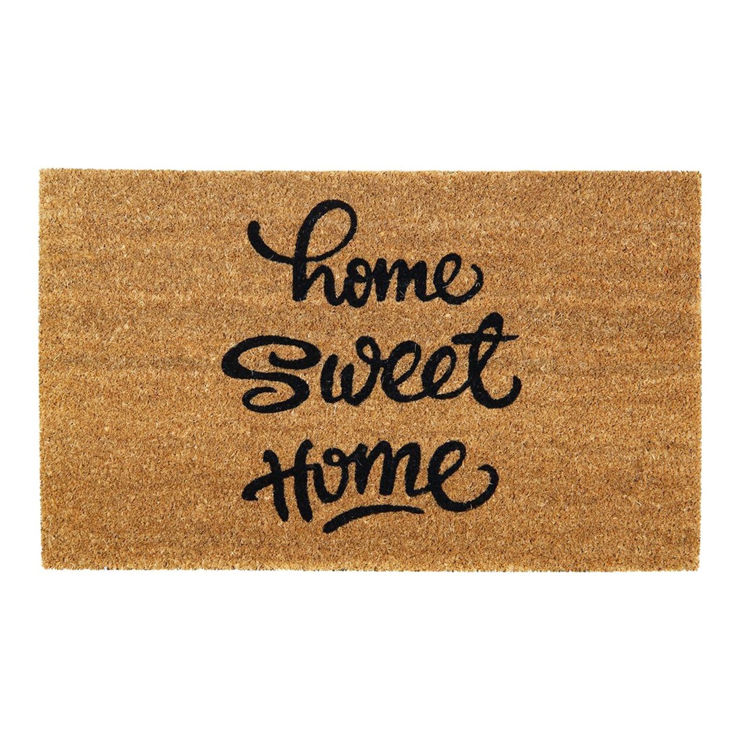 "Home Sweet Home" Printed Natural Coir Door Mat - OnlyMat