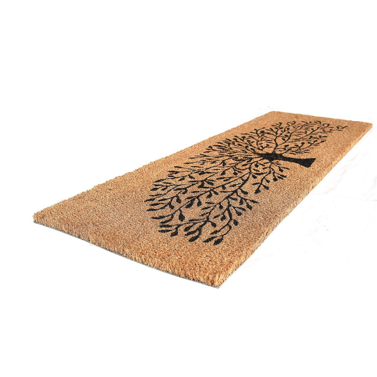 Tree Printed Natural Coir Doormat - OnlyMat