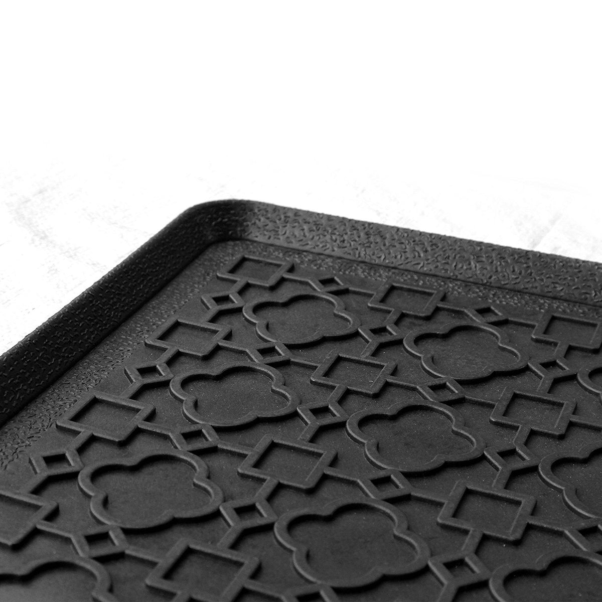 Elegant Black Rubber Boot Tray Mat for your Entrance - OnlyMat