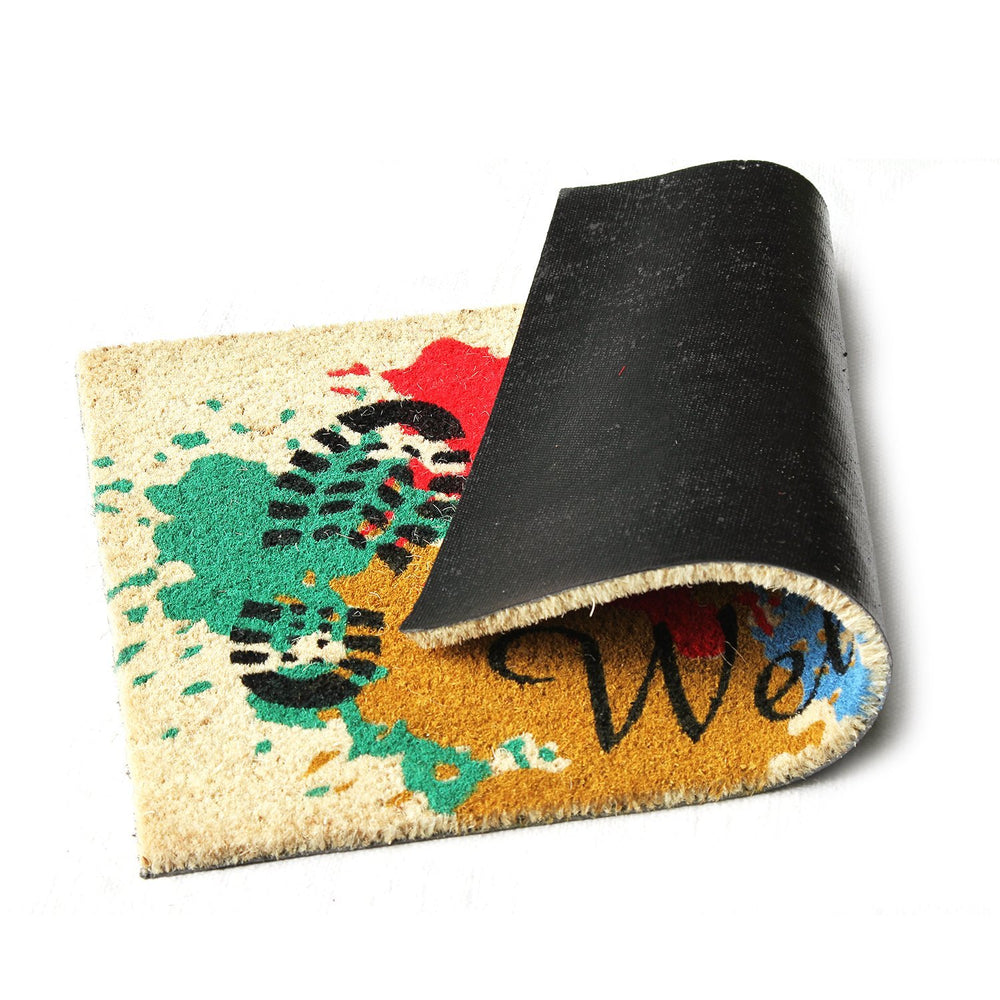 
                      
                        Colourful Holi Special "Welcome FESTIVAL " and Shoe Mark Printed Natural Coir Door Mat - OnlyMat
                      
                    