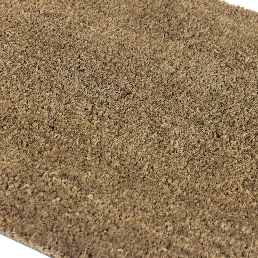 
                      
                        Plain Blank Natural Coir Door Mat with Anti-Slip Backing 
                      
                    