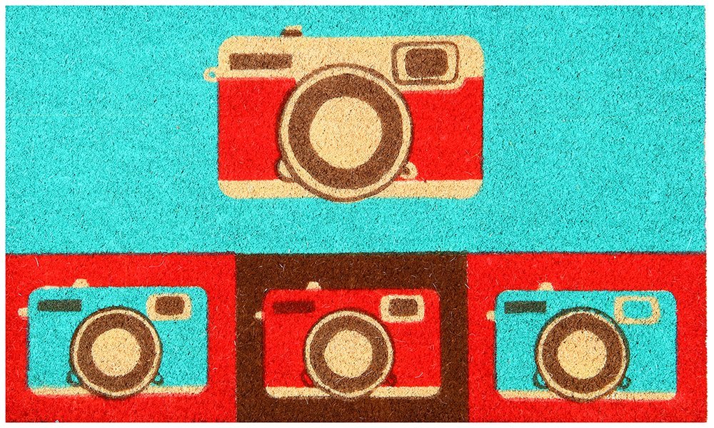Retro Camera Design Coir Doormat - OnlyMat