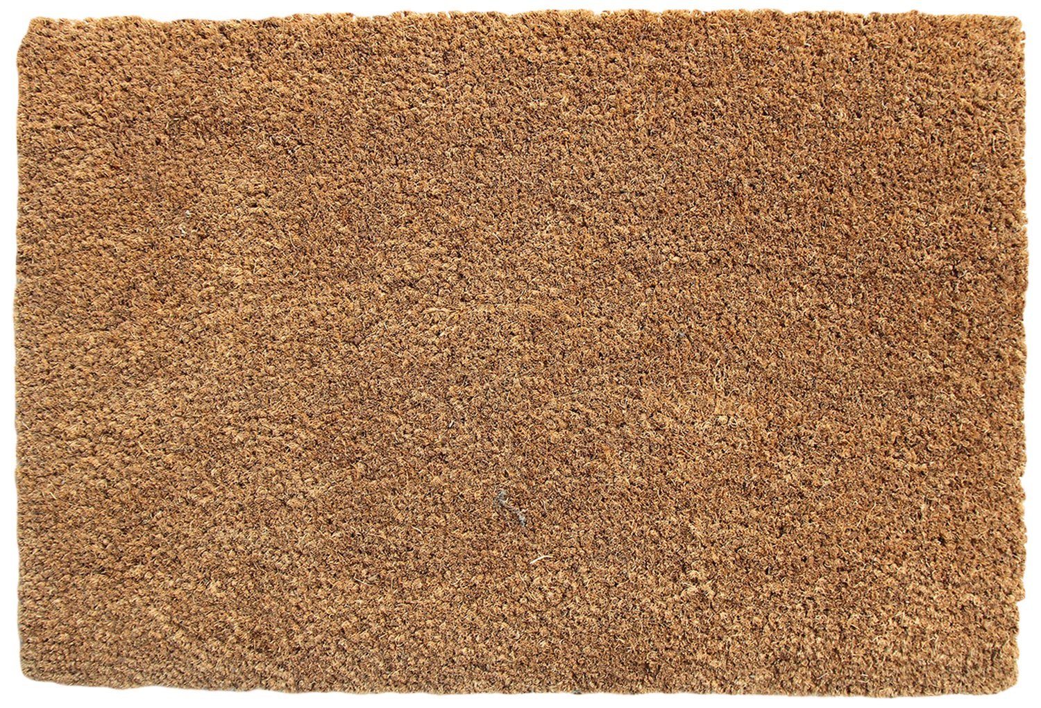 Plain Blank Natural Coir Door Mat with Anti-Slip Backing 45cm x 75cm - OnlyMat