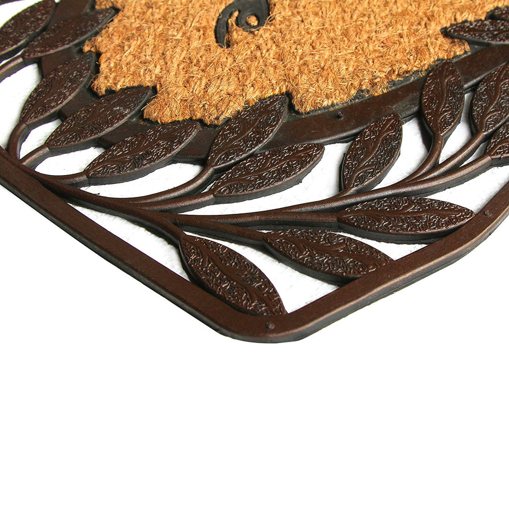 
                      
                        Leaf Design Border Rubber Coir Doormat - OnlyMat
                      
                    