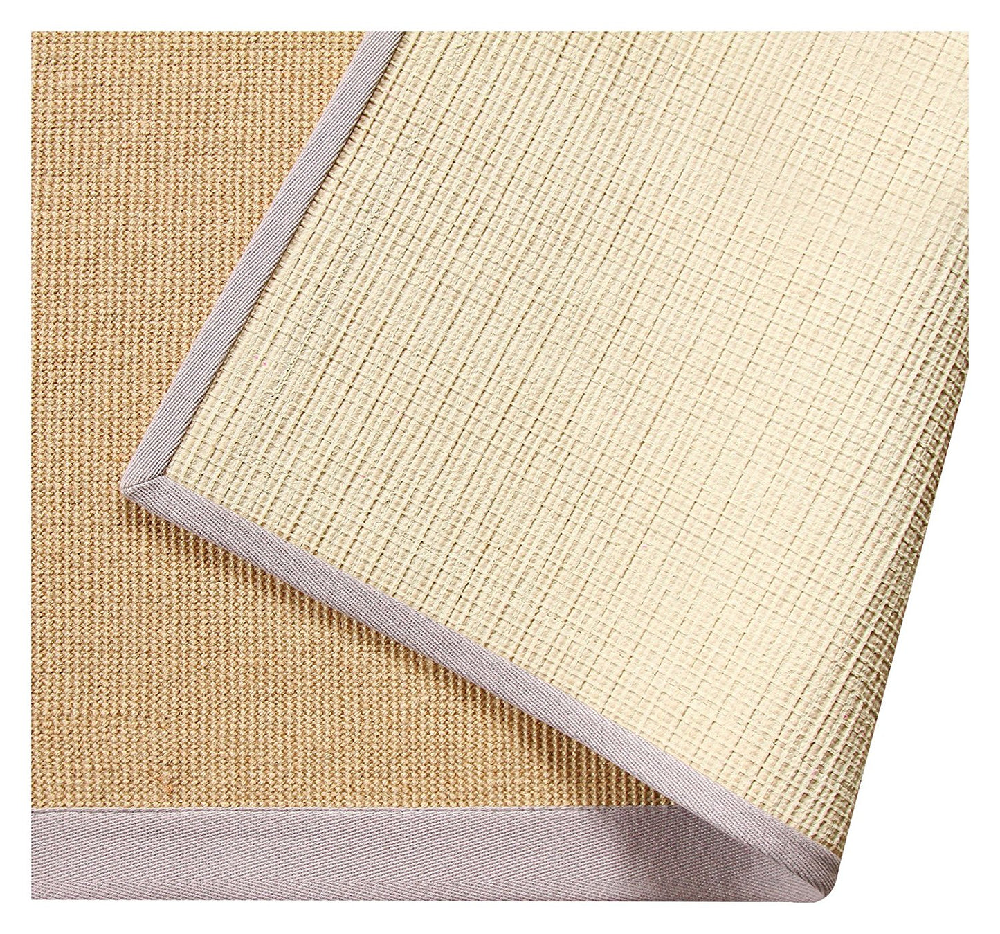 Jute Mat with Off-White Color Cotton Border - OnlyMat
