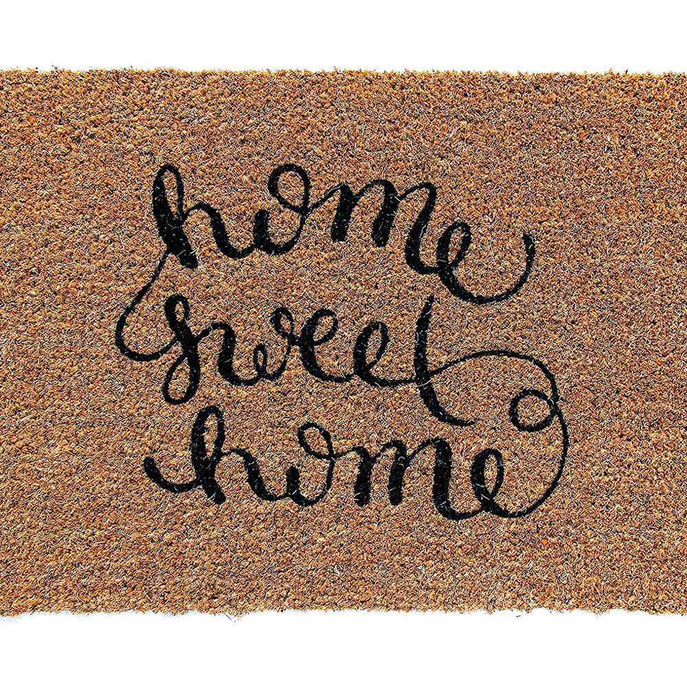 "Home Sweet Home" Printed Natural Coir Door Mat - OnlyMat